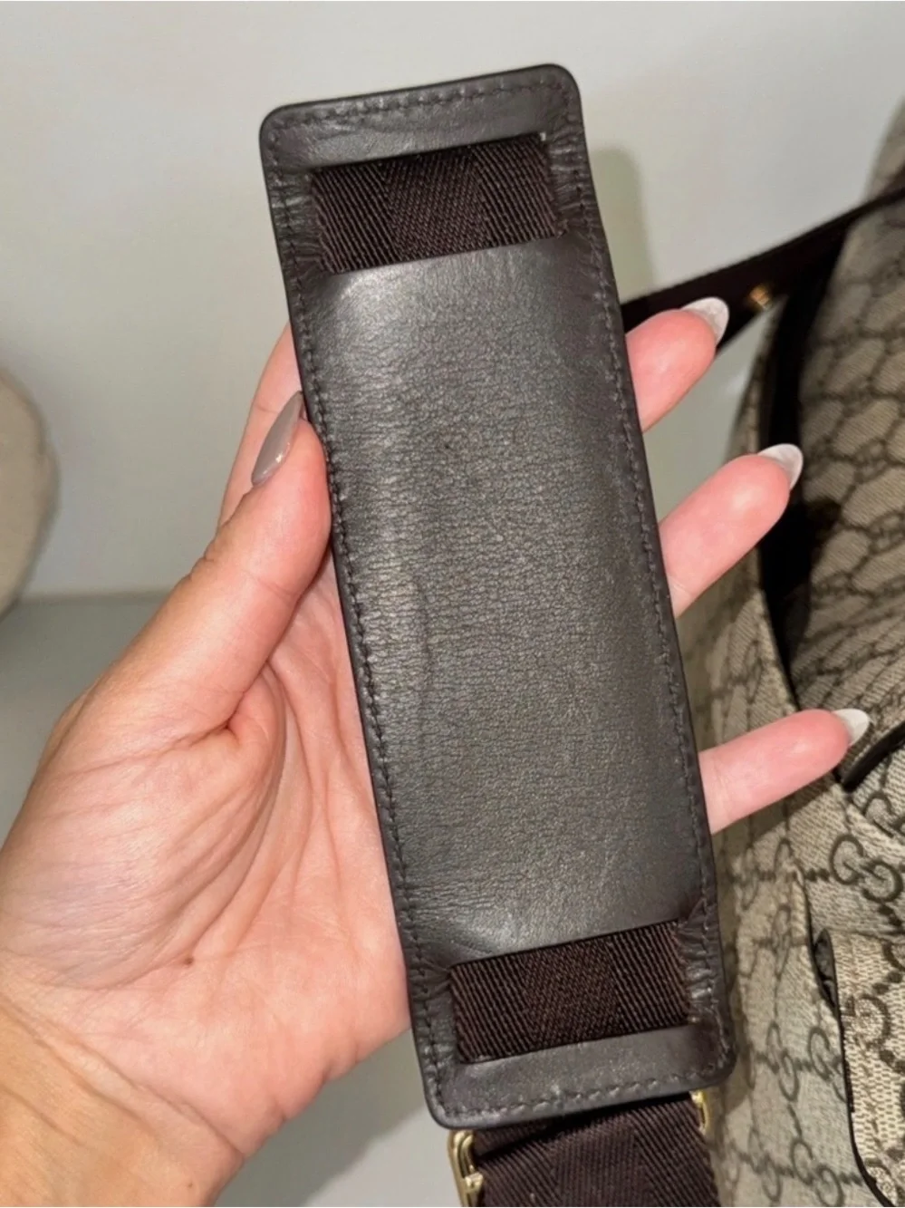 Guccis diaper bag
